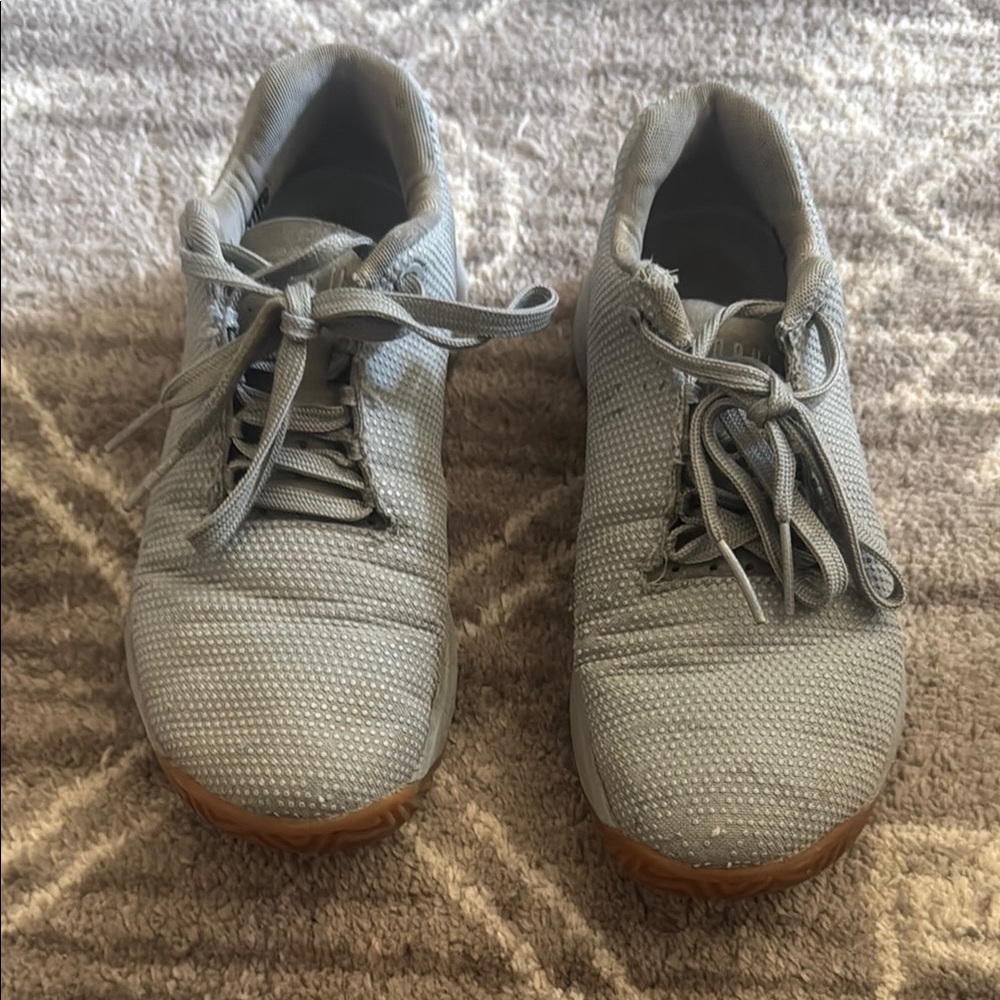 NOBULL Gray and Brown Athletic Shoes Minimalist Design